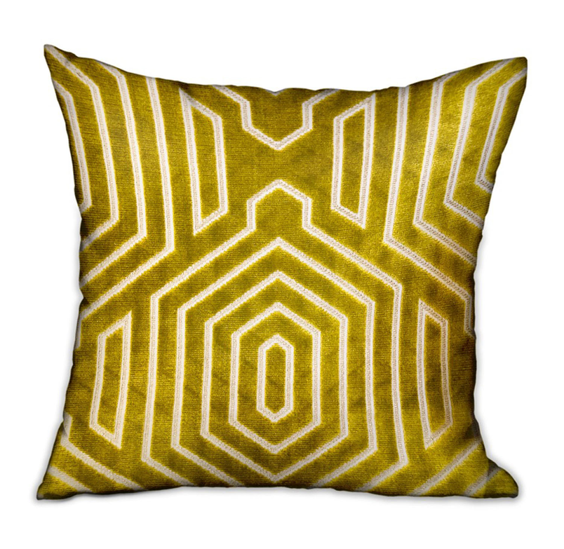 Plutus Luxury Throw Pillow (Gold Mixed Variety) Double sided  22" x 22"