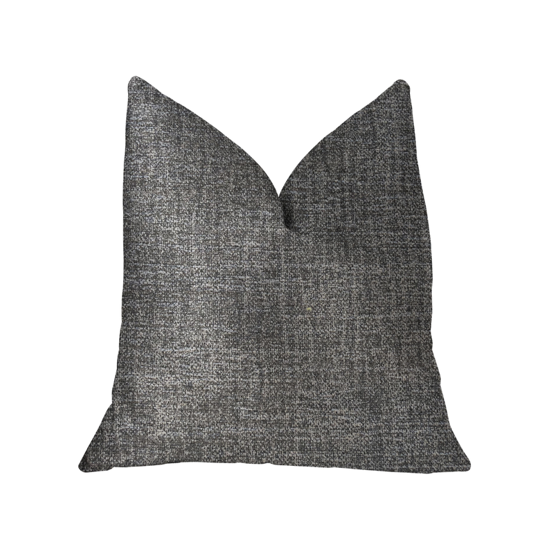 Plutus Luxury Throw Pillow (Gray Mixed Variety 2) Double sided  20" x 30" Queen