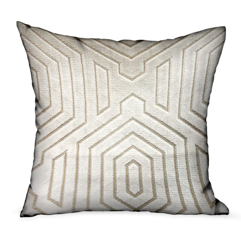 Plutus Luxury Throw Pillow (Gray Mixed Variety 2) Double sided  20" x 20"