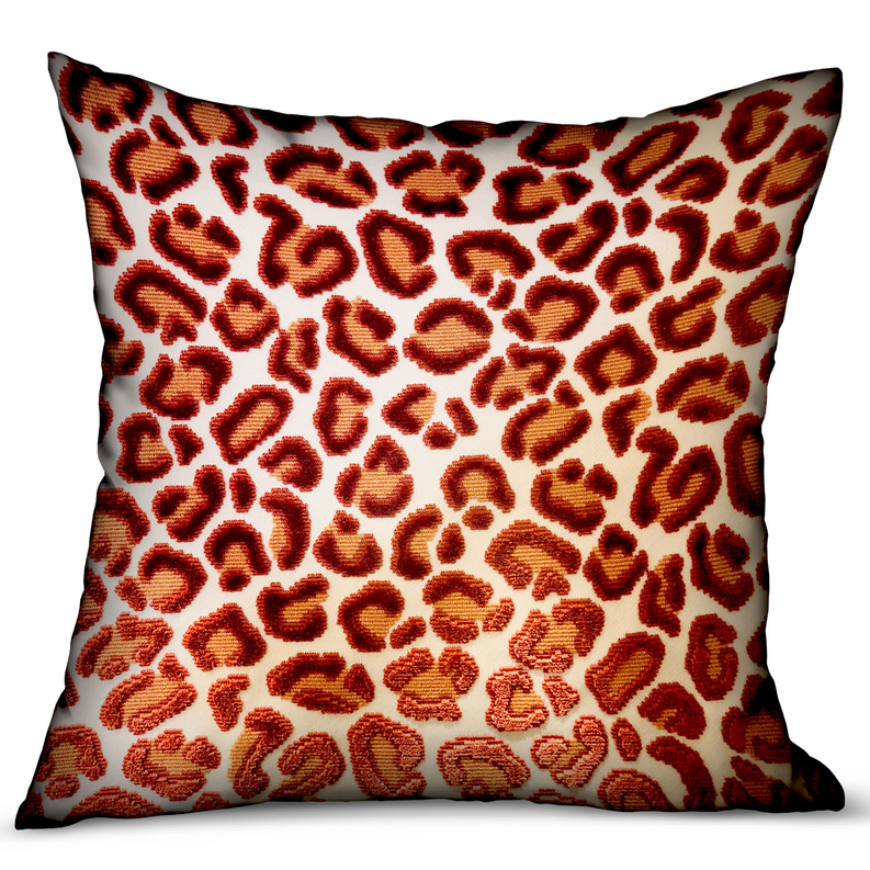 Plutus Luxury Throw Pillow (Red Mixed Variety 3) Double sided  22" x 22"