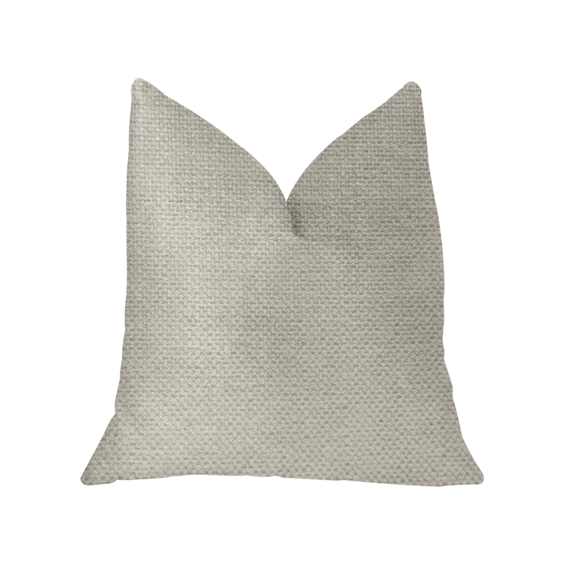 Plutus Luxury Throw Pillow (White/Off-White Mixed Variety) Double sided  20" x 30" Queen