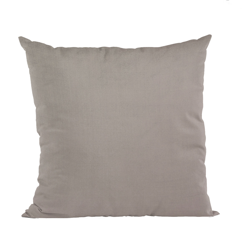 Plutus Solid Shiny Velvet Luxury Throw Pillow Double sided  22" x 22"