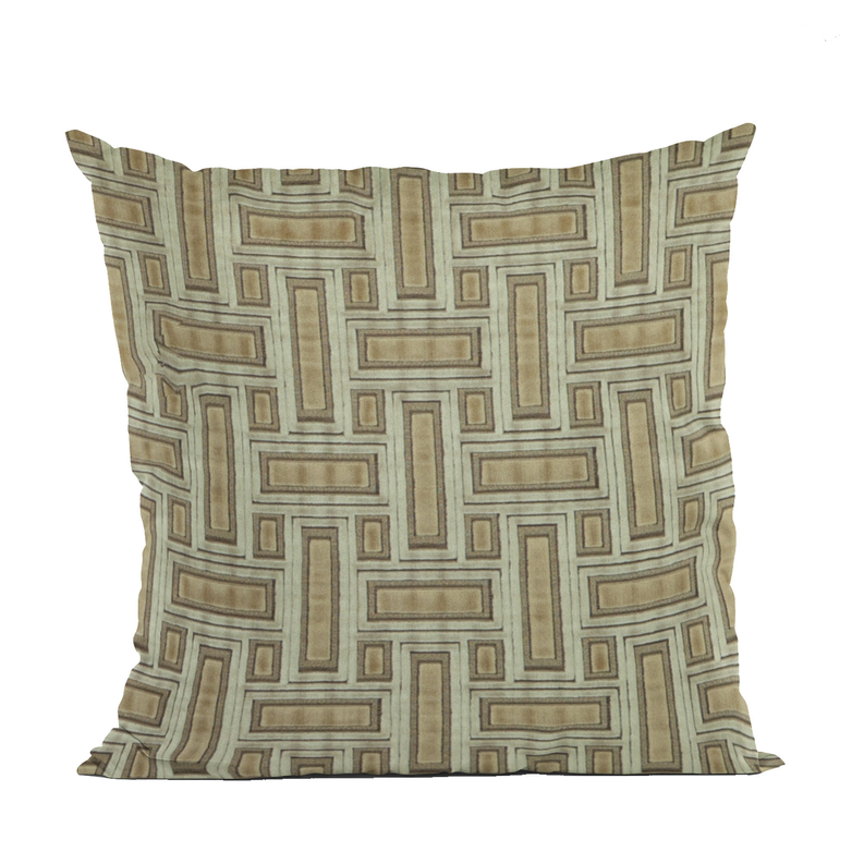 Plutus Stony Cut Velvet, Some Sparkle To It Luxury Throw Pillow Double sided  12" x 20" Bronze