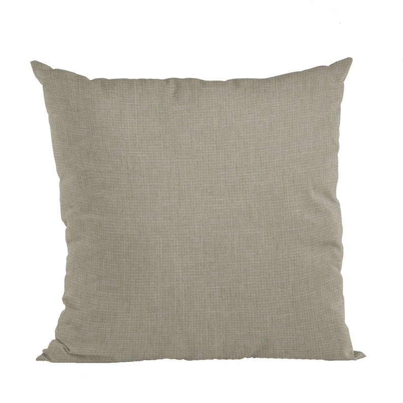 Plutus Waffle Textured Solid, Sort Of A Waffle Texture Luxury Throw Pillow Double sided  20" x 20" Linen