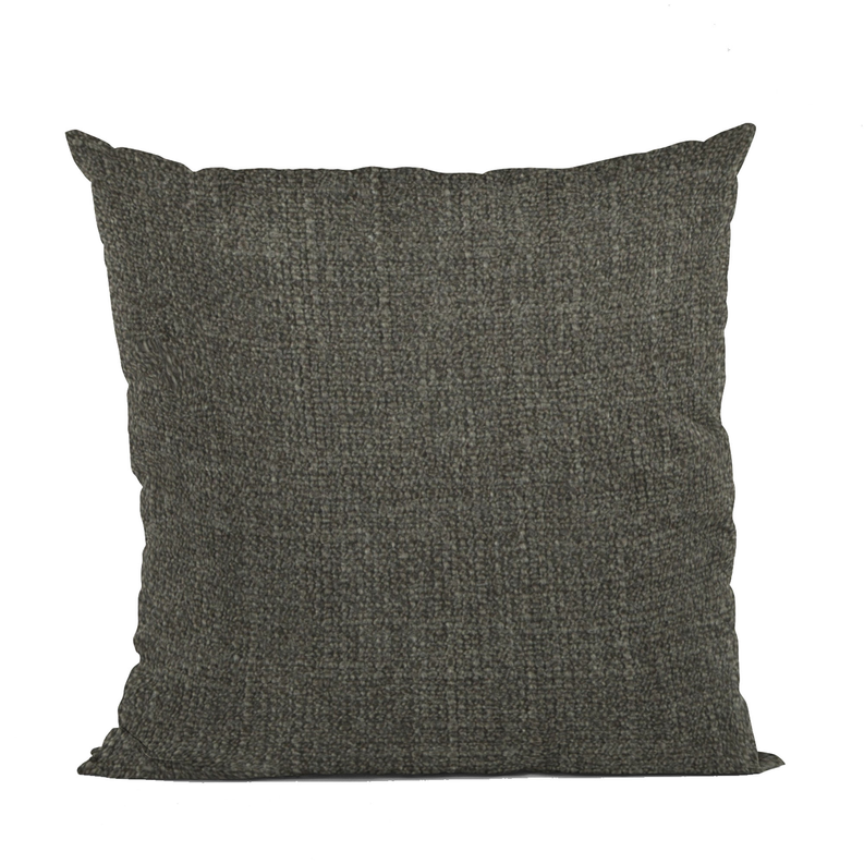 Plutus Wall Textured Solid, With Open Weave. Luxury Throw Pillow Double sided  22" x 22" Mascara