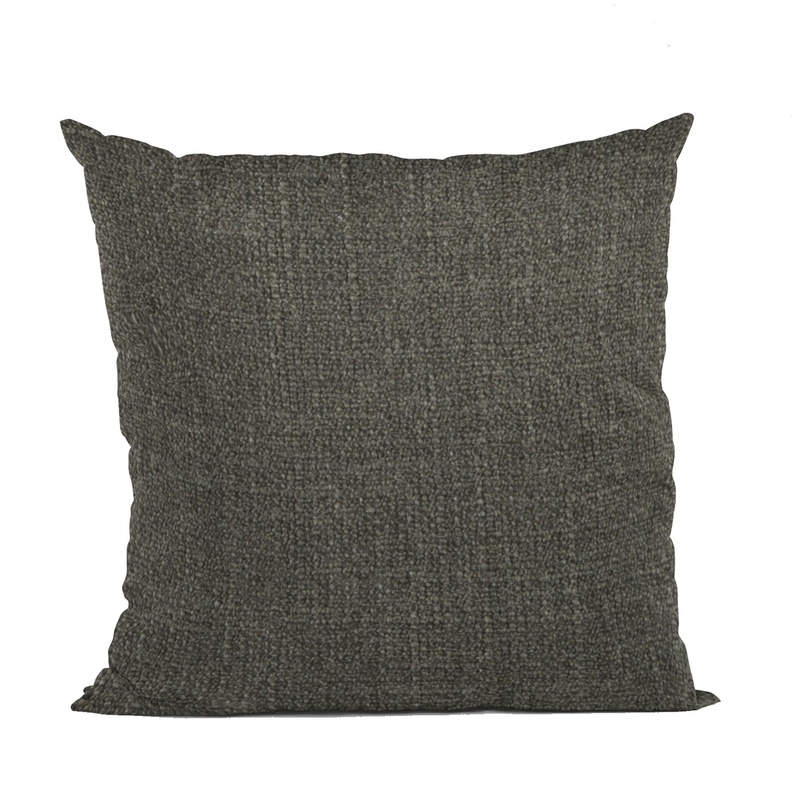 Plutus Wall Textured Solid, With Open Weave. Luxury Throw Pillow Double sided  20" x 20" Mascara