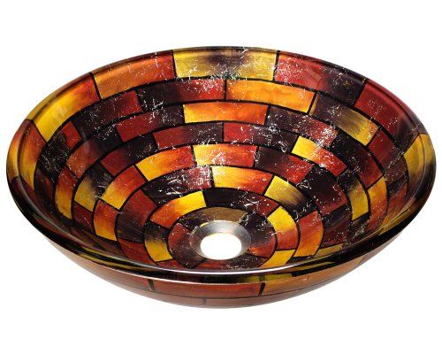 Polaris P126 Stained Glass Vessel Bathroom Sink