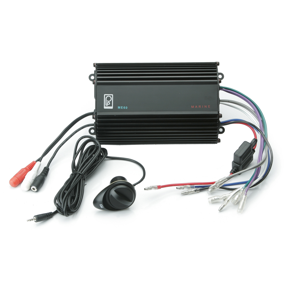 Poly-Planar 4CH, 120W, Audio Amplifier w/Volume Control