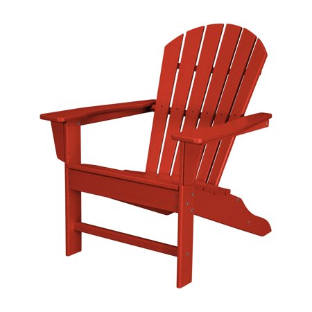 Polywood South Beach Adirondack In Crimson Red