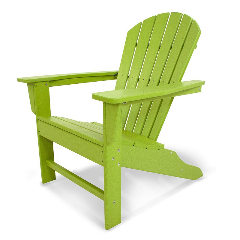 Polywood South Beach Adirondack In Lime