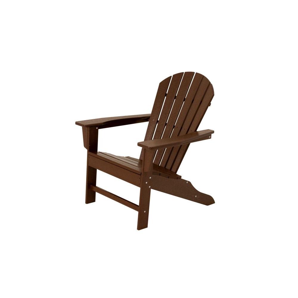 Polywood South Beach Adirondack In Mahogany