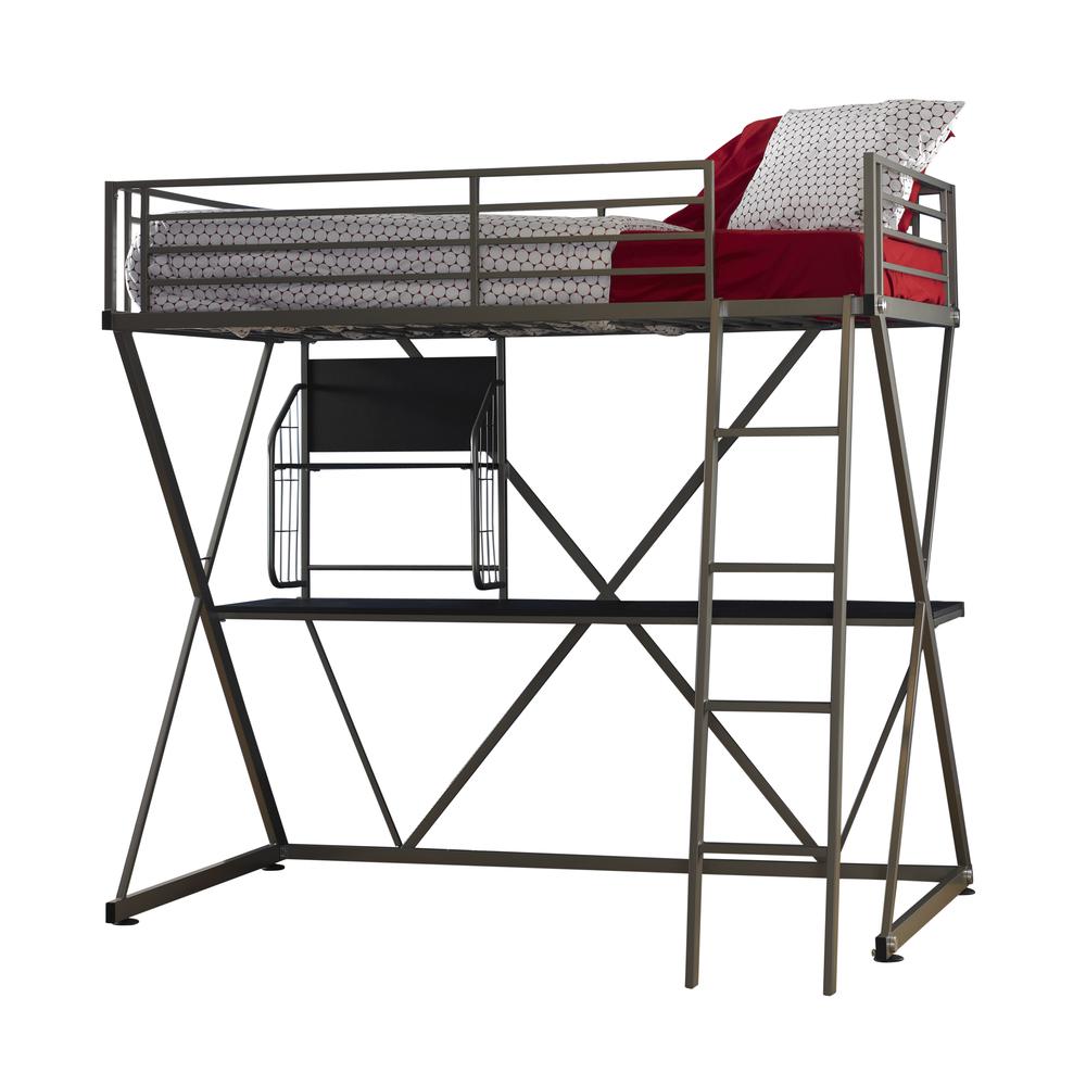 Pewter Student Loft bed