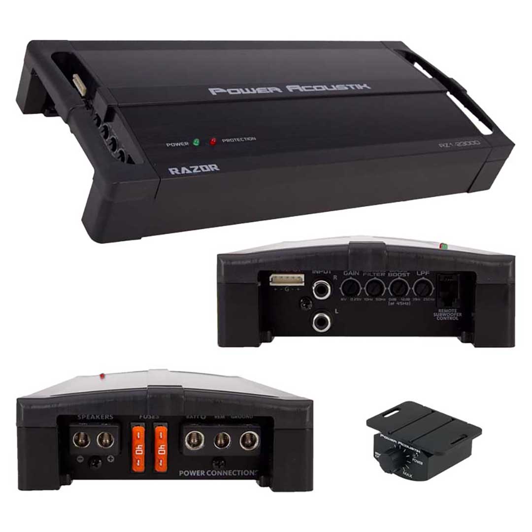 Poweracoustik AMP Monoblock 1X900 1X1400 1X 2100 3500Wma
