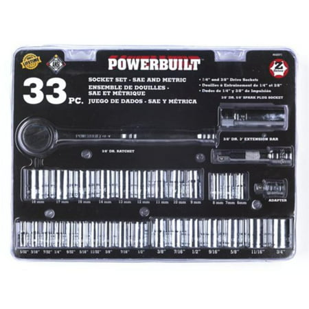 33 PIECE SOCKET SET