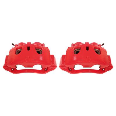 FRONT RED POWDER COATED PERFORMANCE CALIPERS