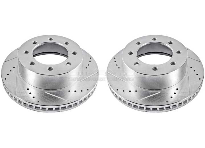 EVOLUTION DRILLED & SLOTTED ROTORS