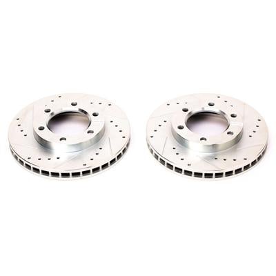 FRONT DRILLEDSLOTTED ROTOR PAIR