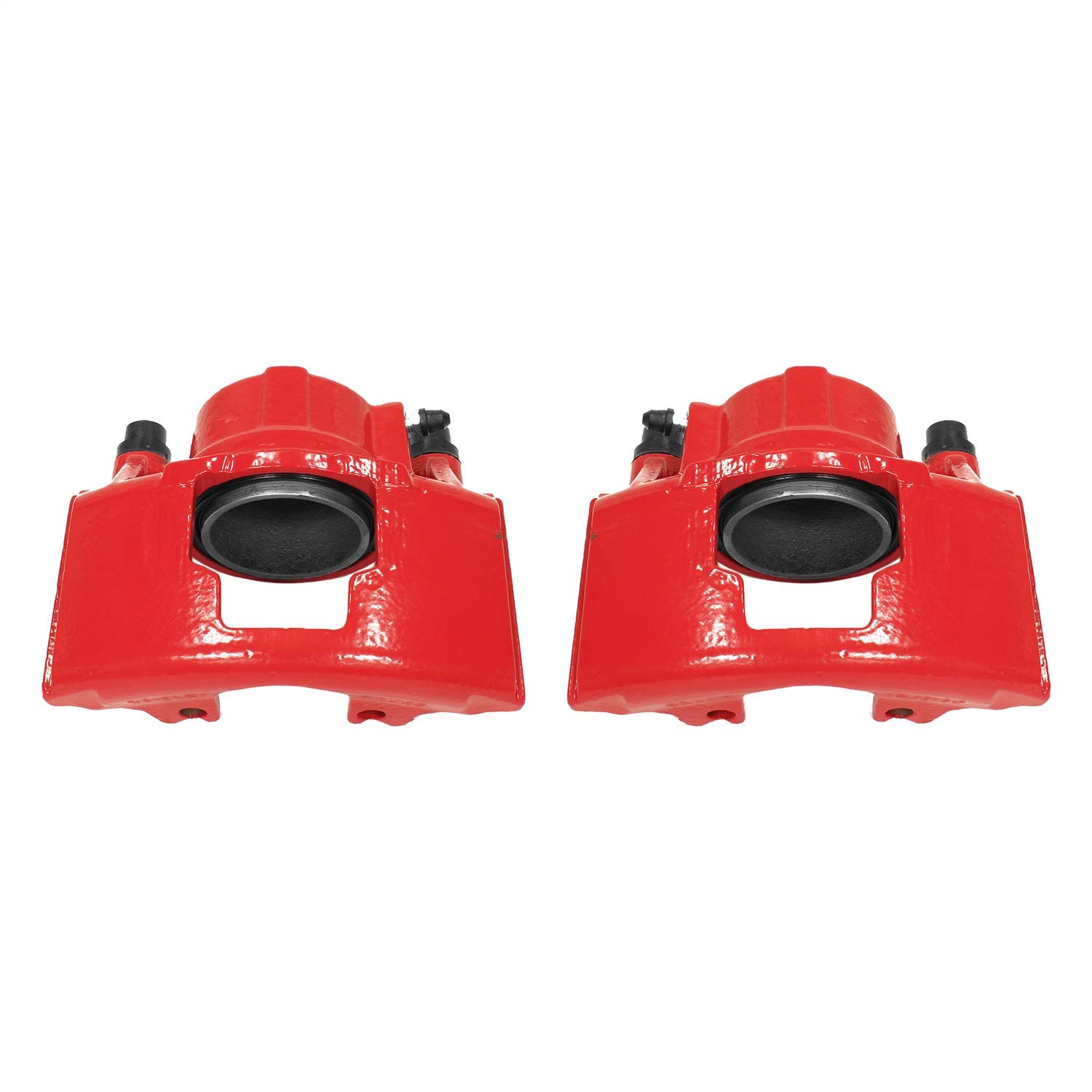 FRONT RED POWDER COATED PERFORMANCE CALIPERS