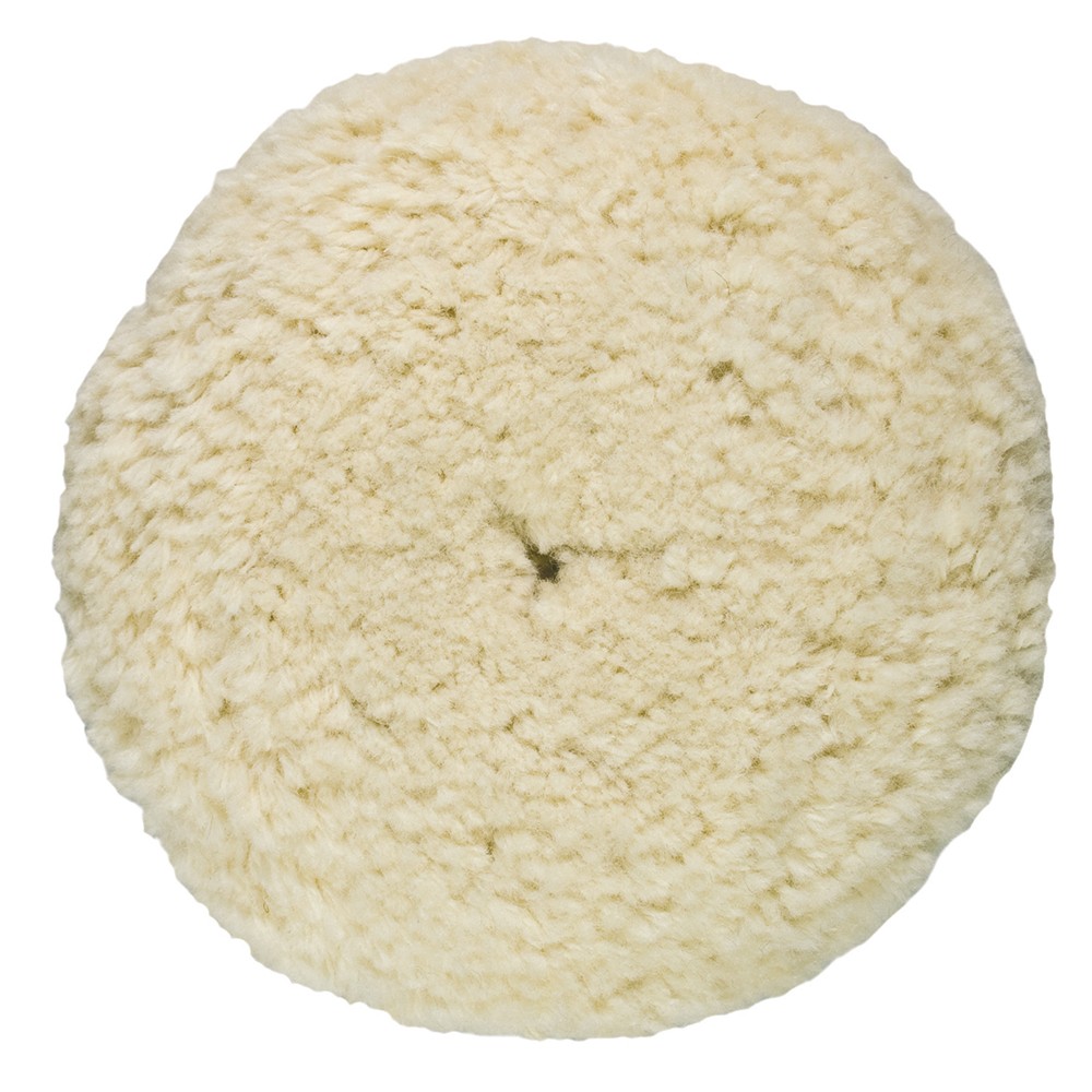 Presta Rotary Wool Buffing Pad - White Heavy Cut - *Case of 12*