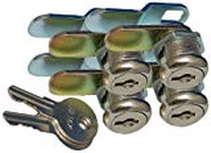 5/8IN STANDARD KEY CAM LOCK - 4 PACK