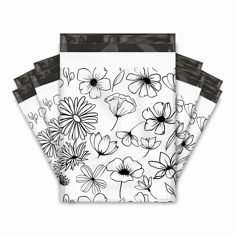 Poly Mailers - 10ct Floral