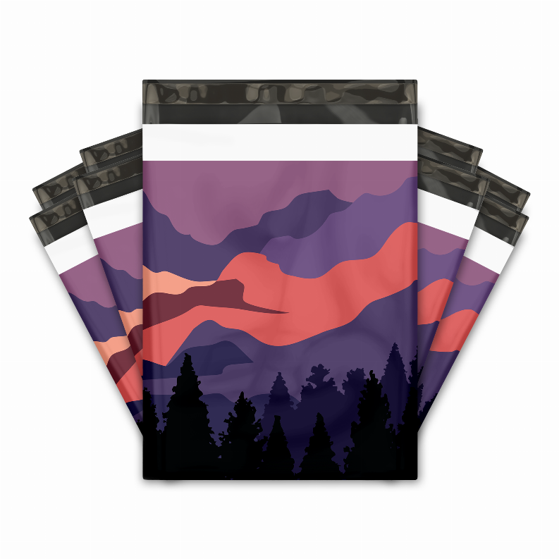 Poly Mailers - 100ct Mountains