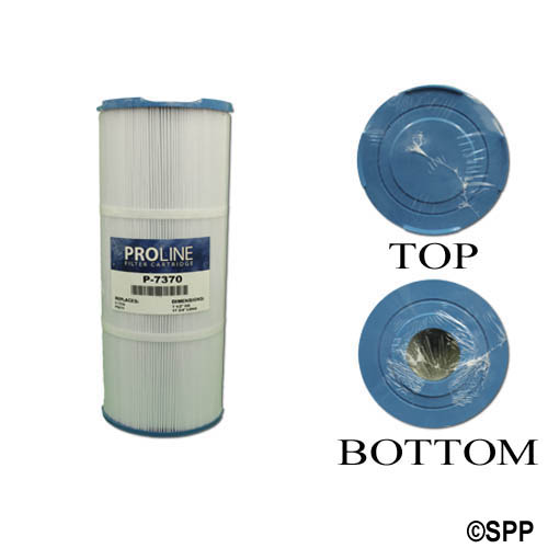 Filter Cartridge, Proline, Diameter: 7-1/2", Length: 17-3/4", Top: Castle, Bottom: 2-1/2" Open, 75 sq ft