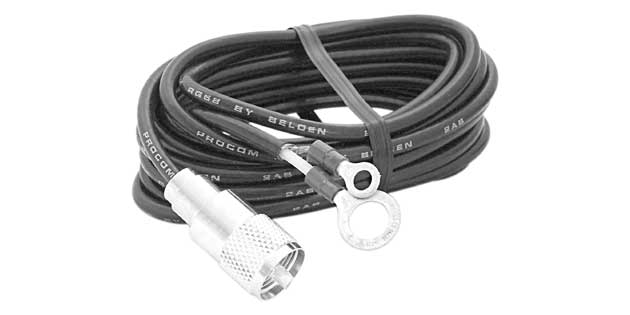 Procomm 4Ft    Fiberglass Whip Bk