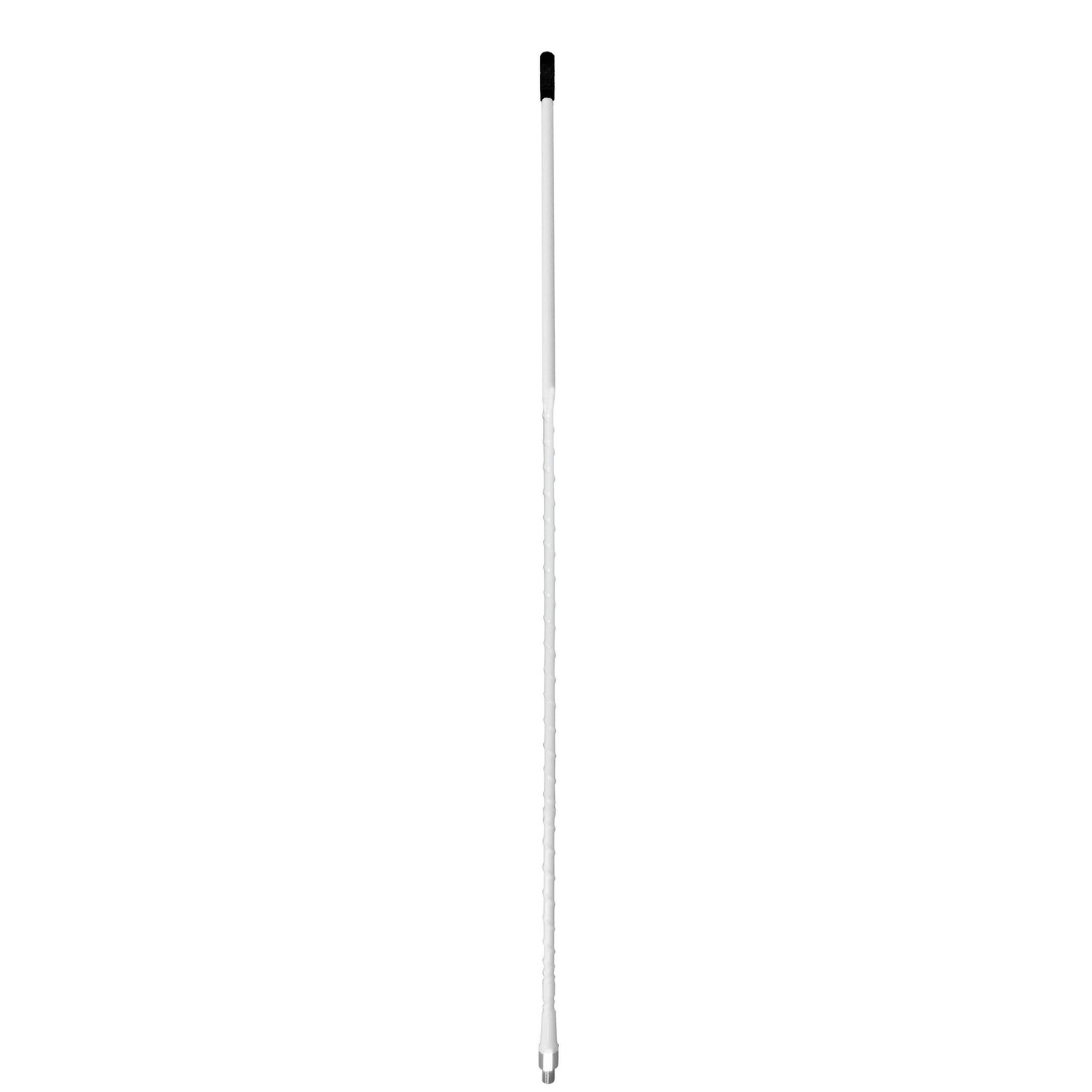 4' 3/8X24 Thread Fiberglass Antenna (White)