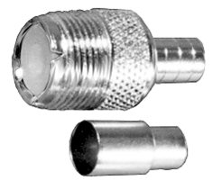 Female So239 Crimp Connector