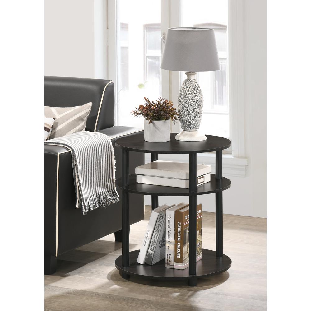 3 Tier Round Bedside Table