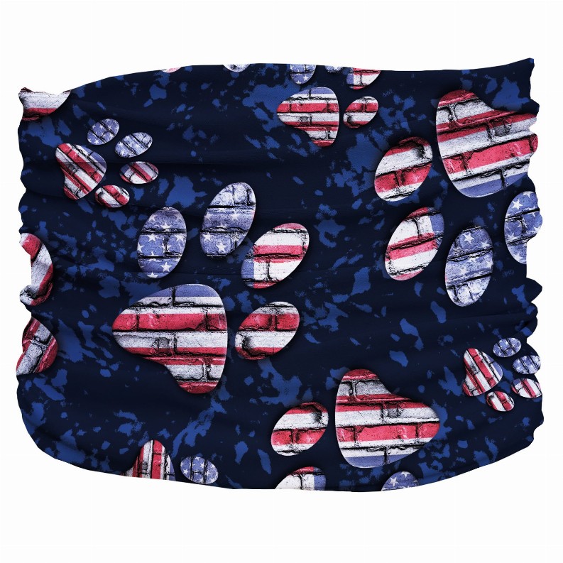 Patriotic Pup Pup Scruff - Tiny Red,White,Blue