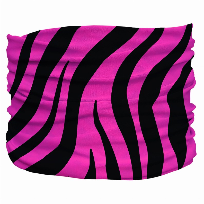 Zebra Pup Scruff - 2XL Pink