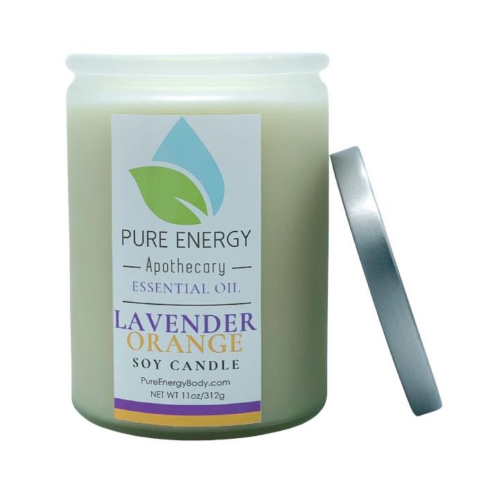 Soy Candle - 0.6875Lavender Orange