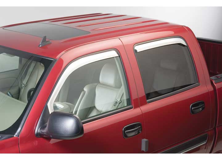 09-17 RAM 1500/10-17 RAM 2500/3500 2PC FRONTS ONLY(NOT REGULAR CAB) ELEMENT CHROME WINDOW VISORS