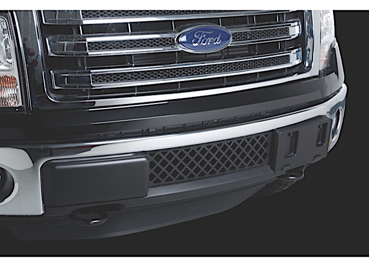 11-14 F150 ECOBOOST STAINLESS BLACK DIAMOND GRILLE W/O HEATER PLUG