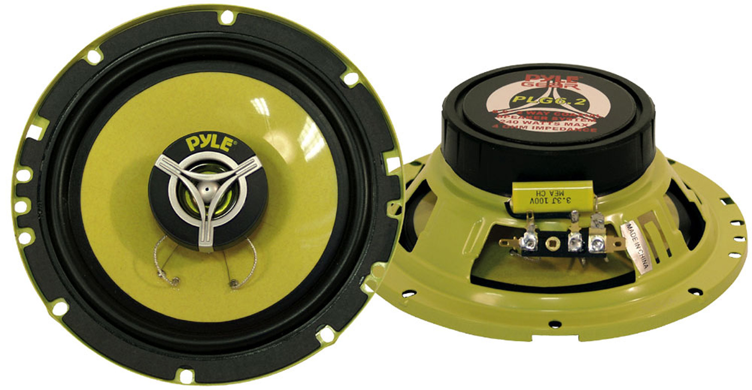 PYLE - 5.25" 140 WATT (70 WATT RMS) COAXIAL SPEAKER PAIR WITH 0.5" NEODYMIUM DOME TWEETER, HIGH TEMPERATURE ALUMINUM VOICE COIL