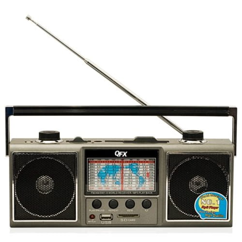 Am Fm Short Wave Portable Radio & USB Sd Card Slot