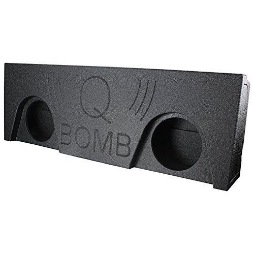 QPower "QBOMB" Chevy/GMC Crew Cab '14-'18 Dual 12" Empty Woofer Enclosure