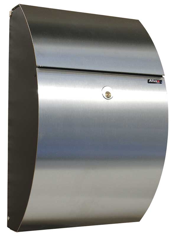 Allux 7000 Mailbox, Black/Stainless