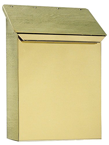 Provincial Collection Brass Mailboxes (vertical) in Smooth Polished Brass