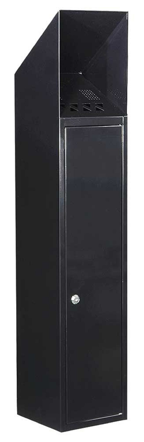 Newark free standing cigarette ash receptacle, Black color