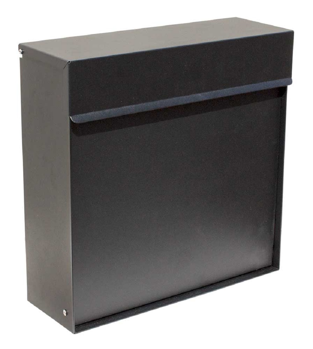 Covina locking mailbox, Black color