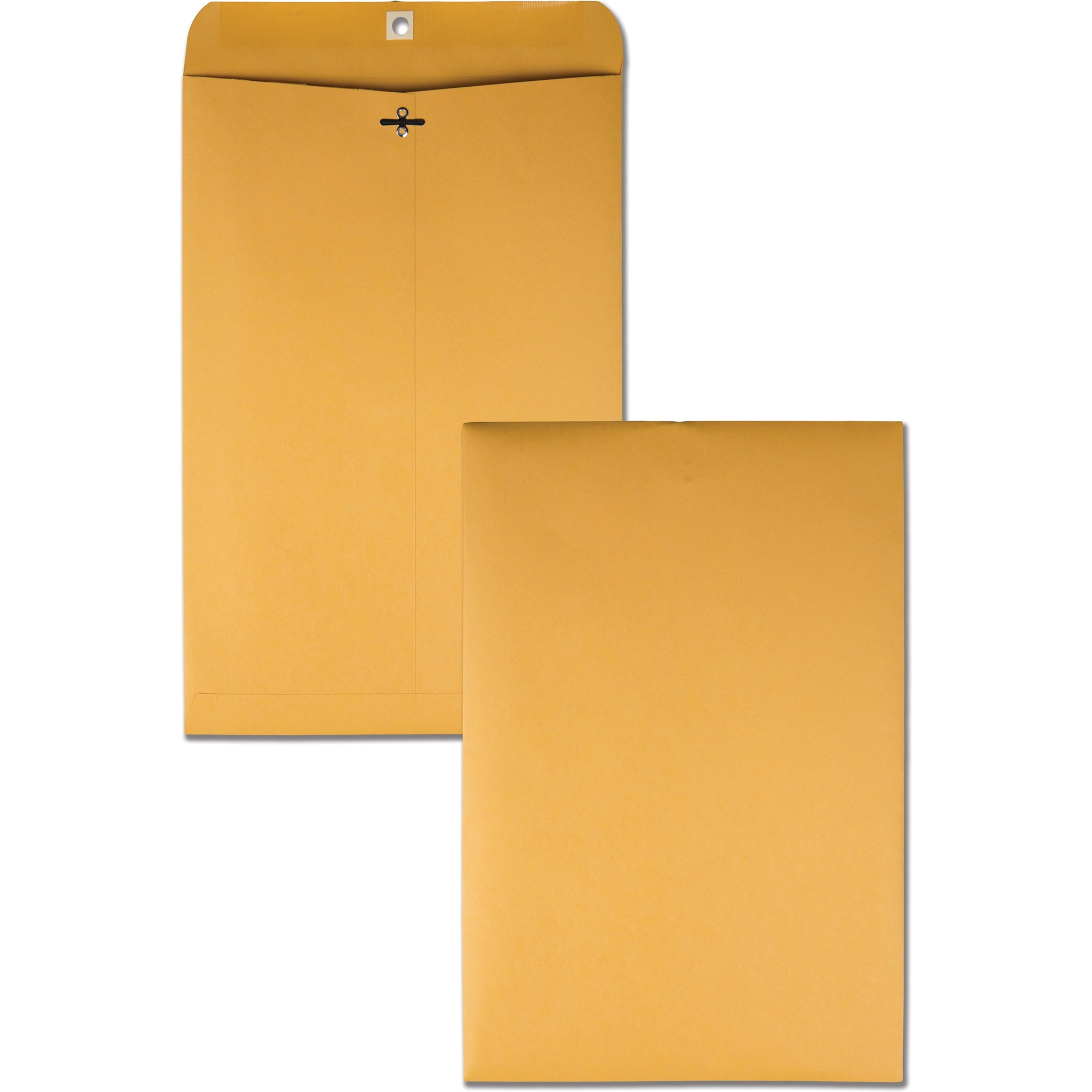 Quality Park Extra Heavy-duty Kraft Clasp Envelopes - Clasp - #98 - 10" Width x 15" Length - 32 lb - Clasp - 100 / Box - Kraft