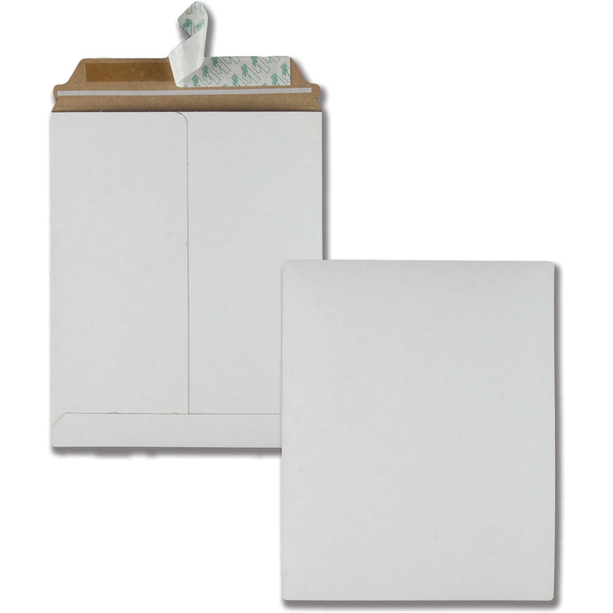 Quality Park Sturdy Fiberboard Photo Mailers - Document - 9" Width x 11 1/2" Length - Self-sealing - Fiberboard - 25 / Box - Whi