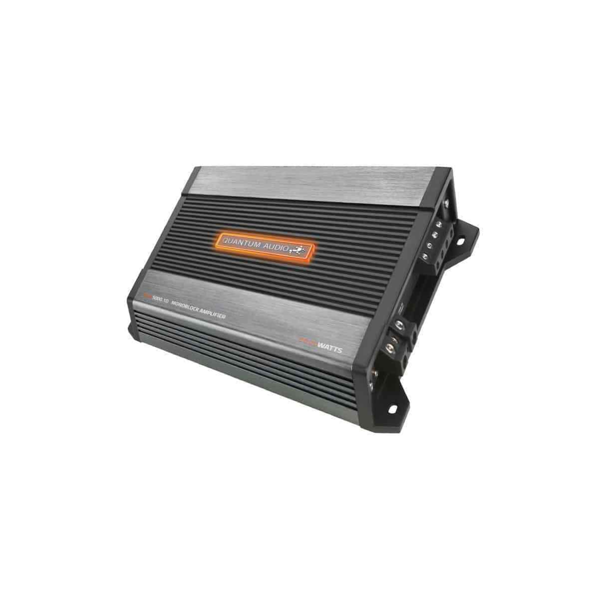 Quantum Audio Monoblock Class D Amplifier QPX50001D Mono Amp for Subwoofer 5000W Max 1-Ohm Stable