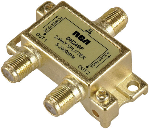 RCA DH24SPF 3GHz Digital Plus 2-Way Splitter