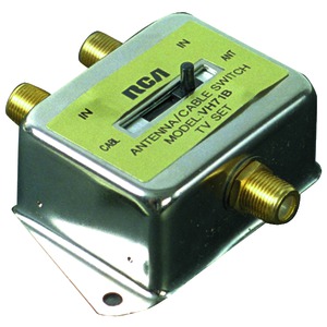 RCA VH71R 2-Way A/B Coaxial Cable Slide Switch