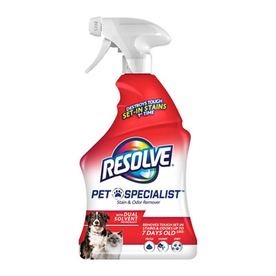 Pet Specialist Stain and Odor Remover, Citrus, 32 oz Trigger Spray Bottle, 12/Carton