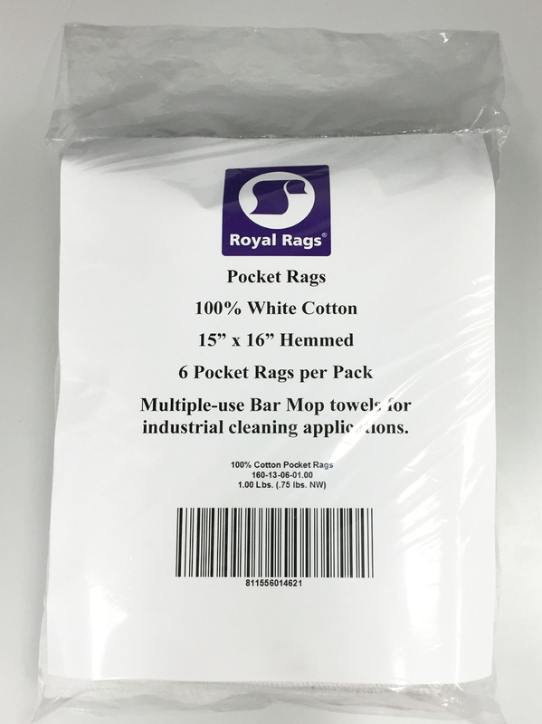 01462 6Pk Pocket Rags